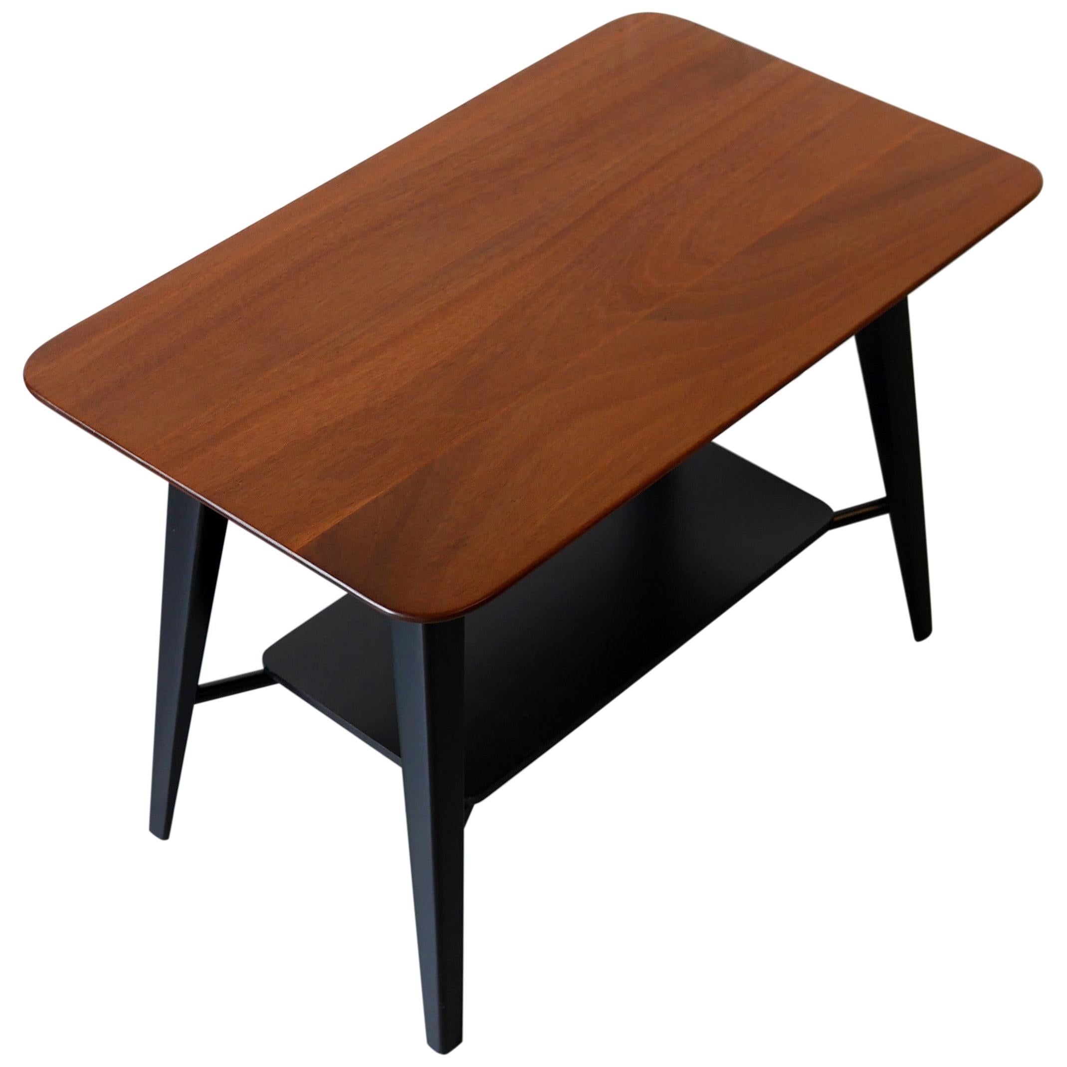 Solid Mahogany Coffee or Lamp Table by Vanson, circa 1955 For Sale