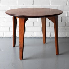 Solid Mahogany Lamp / Coffee Table by Gordon Russell, circa 1950