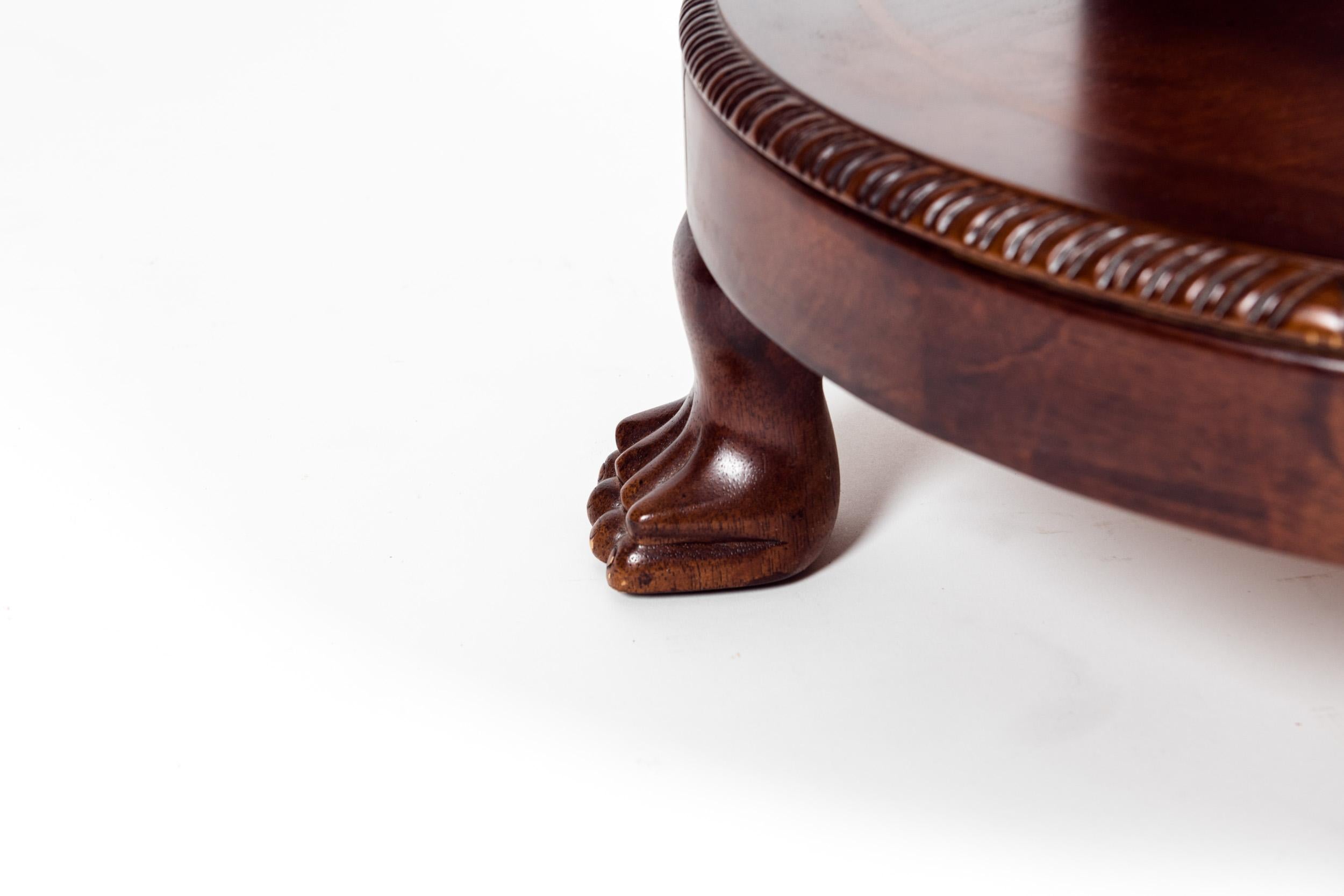 19th Century Solid Mahogany Wood Revolving Bookcase