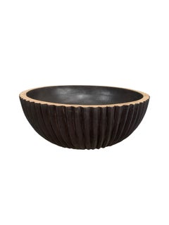 Schale aus massivem Mango Wood mit gebranntem Finish