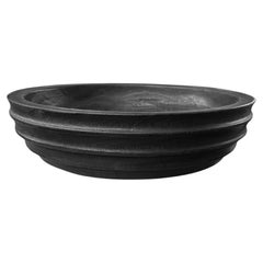 Solid Mango Wood Bowl with Burnt Finish