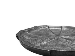 Solid Mango Wood Bowl with hand-carved detailing, Modern Organic
