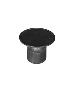 Tavolino rotondo in legno massiccio di mango Modern Organic