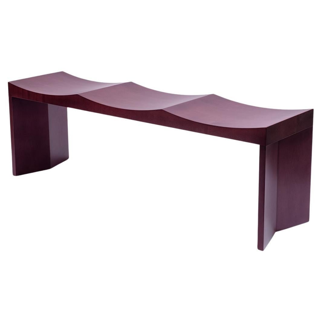 Solid Maple 54-Inch Arc Bench by Juntos Projects