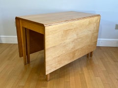 Solid Maple Drop Leaf Dining Table, attrib. Russell Wright for Conant Ball, 1960