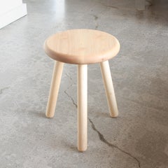 Solid Maple Meditation Stool by Elliott Marks