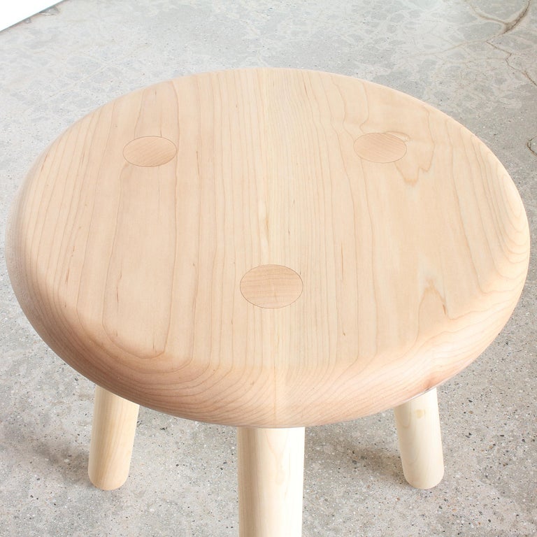 Solid Maple Meditation Stool For Sale at 1stDibs