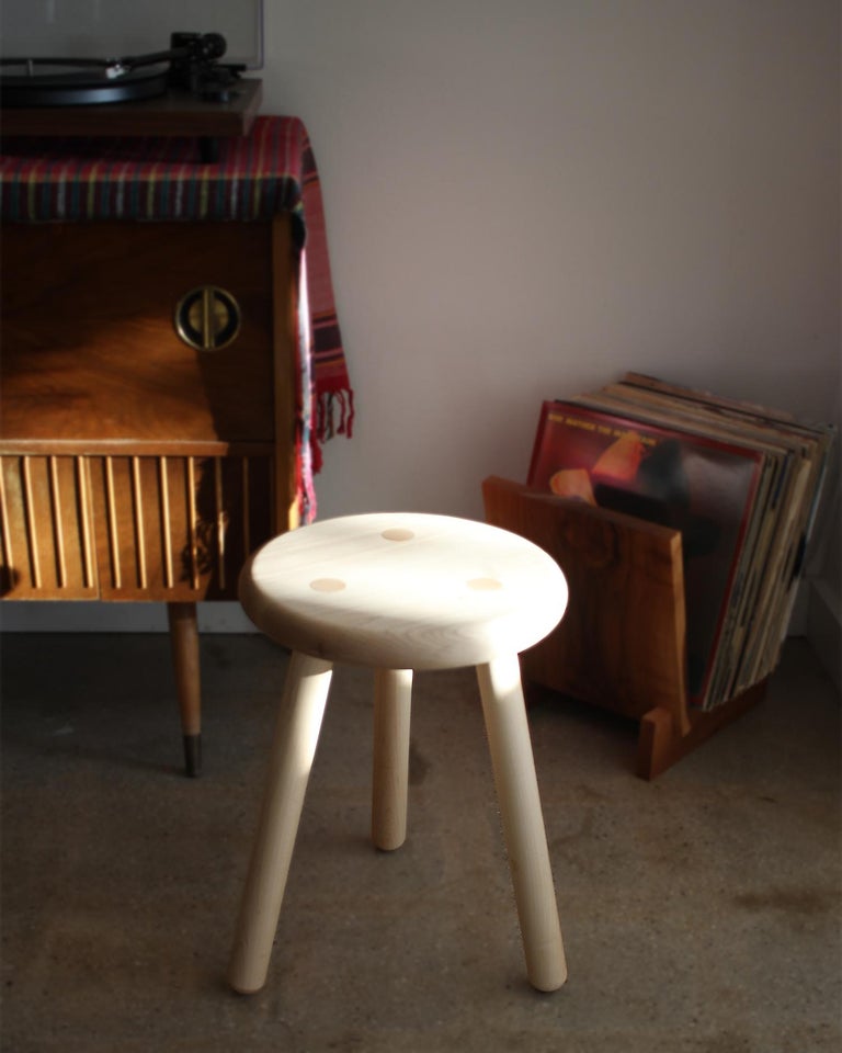 Solid Maple Meditation Stool For Sale at 1stDibs