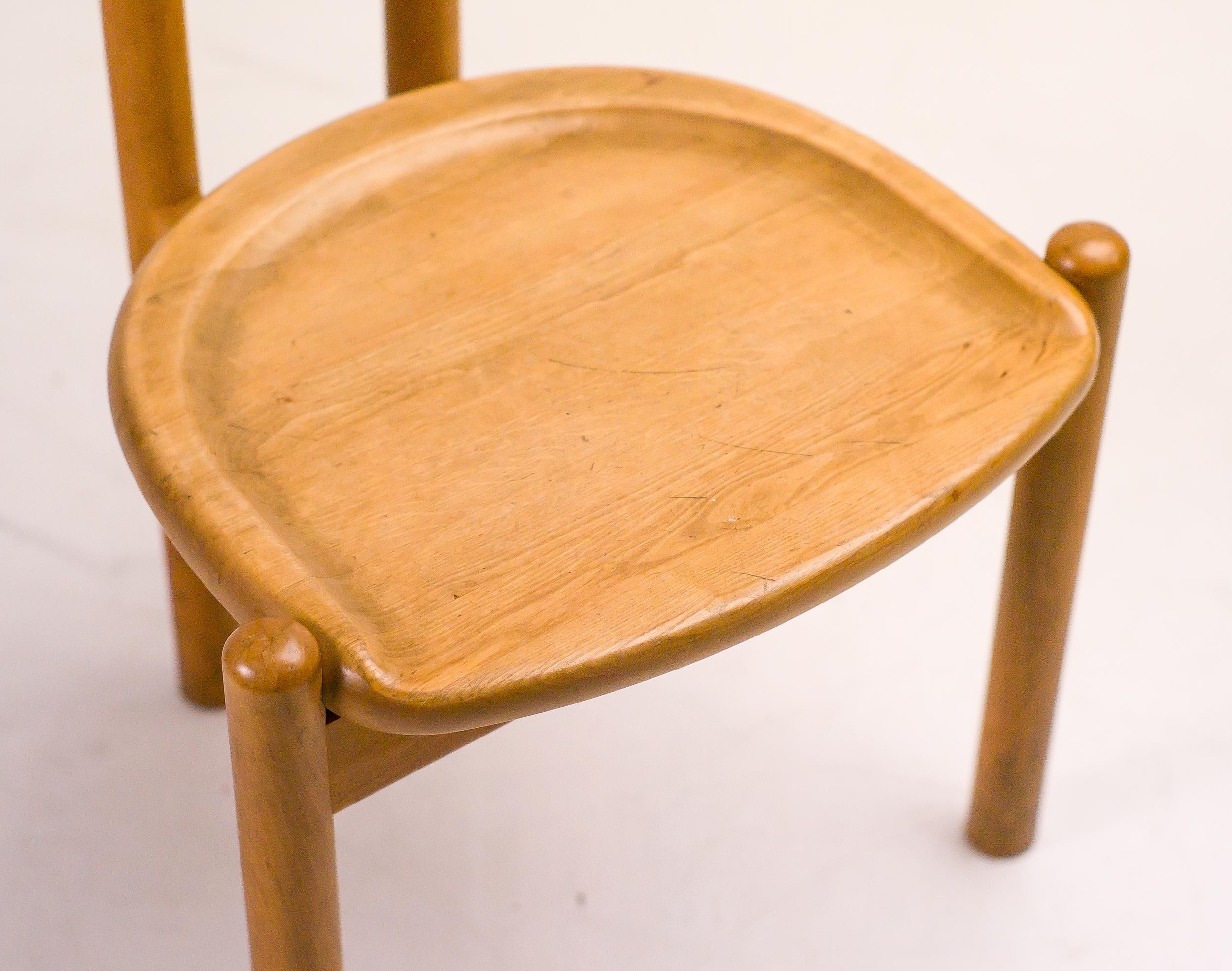 Scandinave moderne Chaise d'appoint en érable massif par Ansager, Danemark en vente
