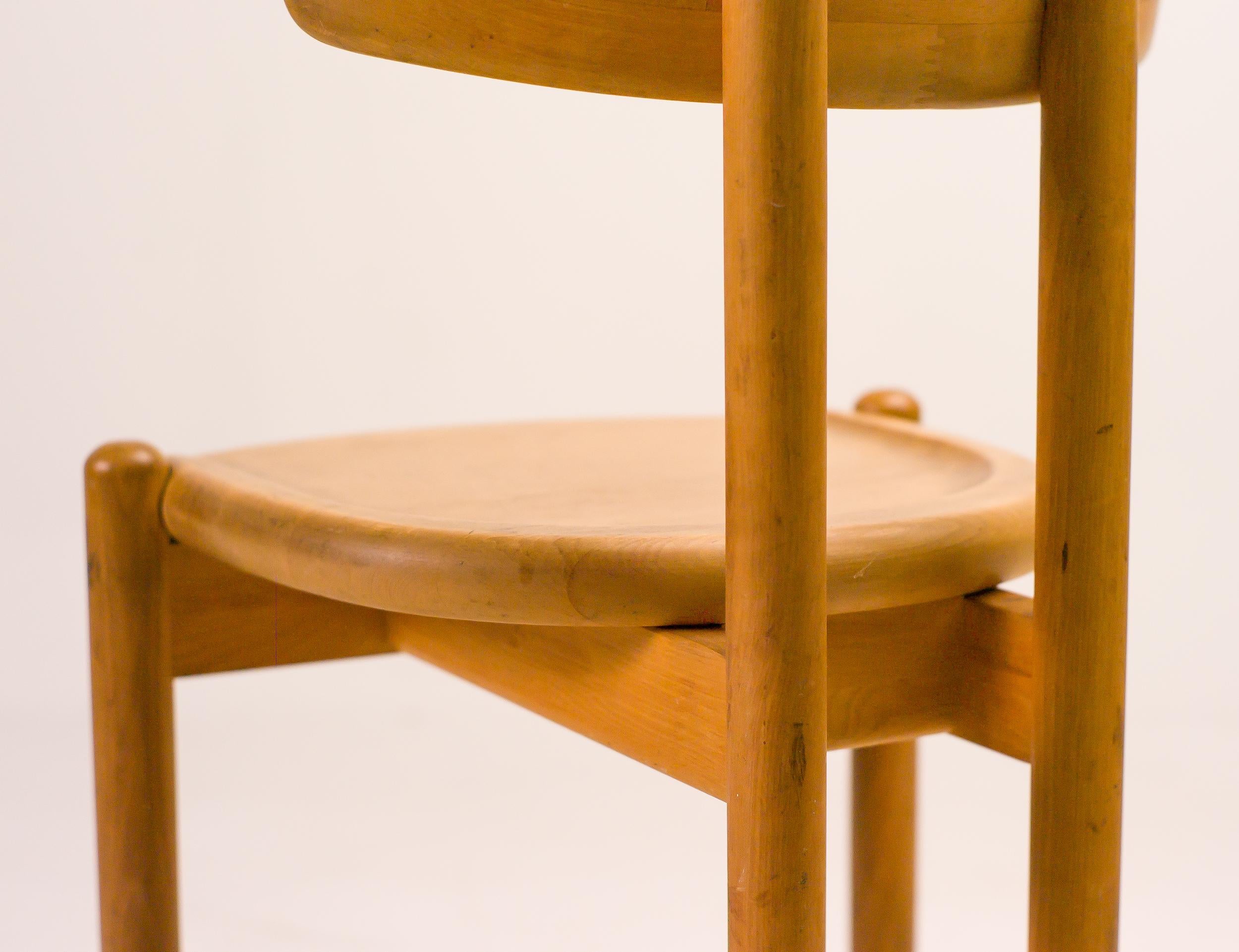 Chaise d'appoint en érable massif par Ansager, Danemark Bon état - En vente à Dronten, NL