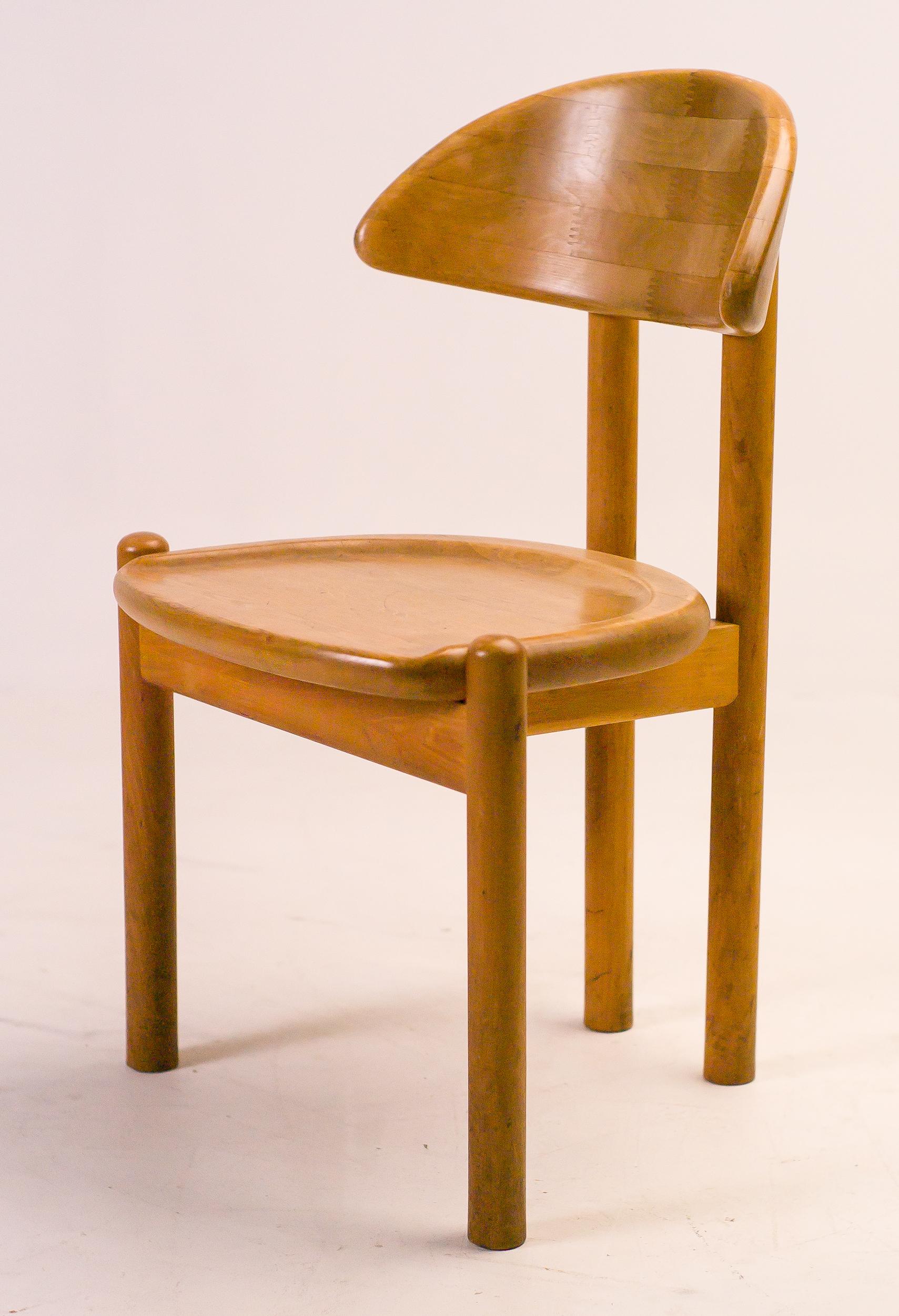 Chaise d'appoint en érable massif par Ansager, Danemark en vente 1