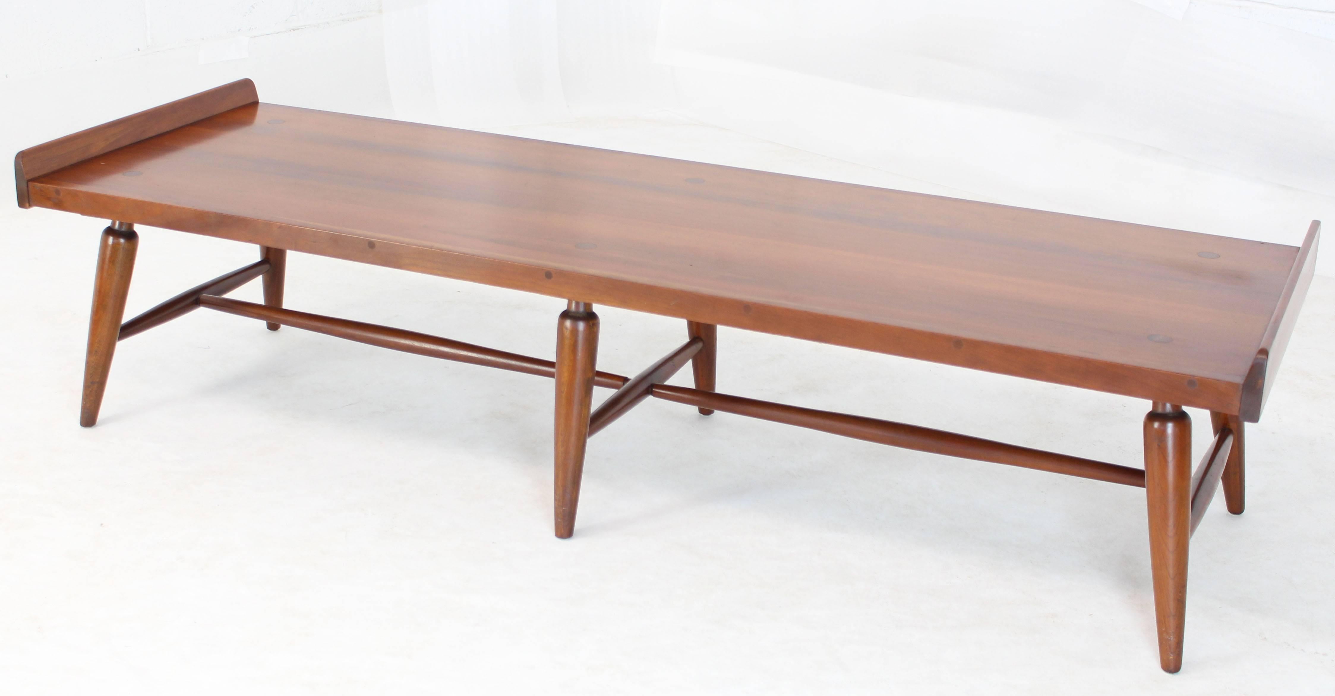 Very nice unusual solid maple bench or coffee table.
   
