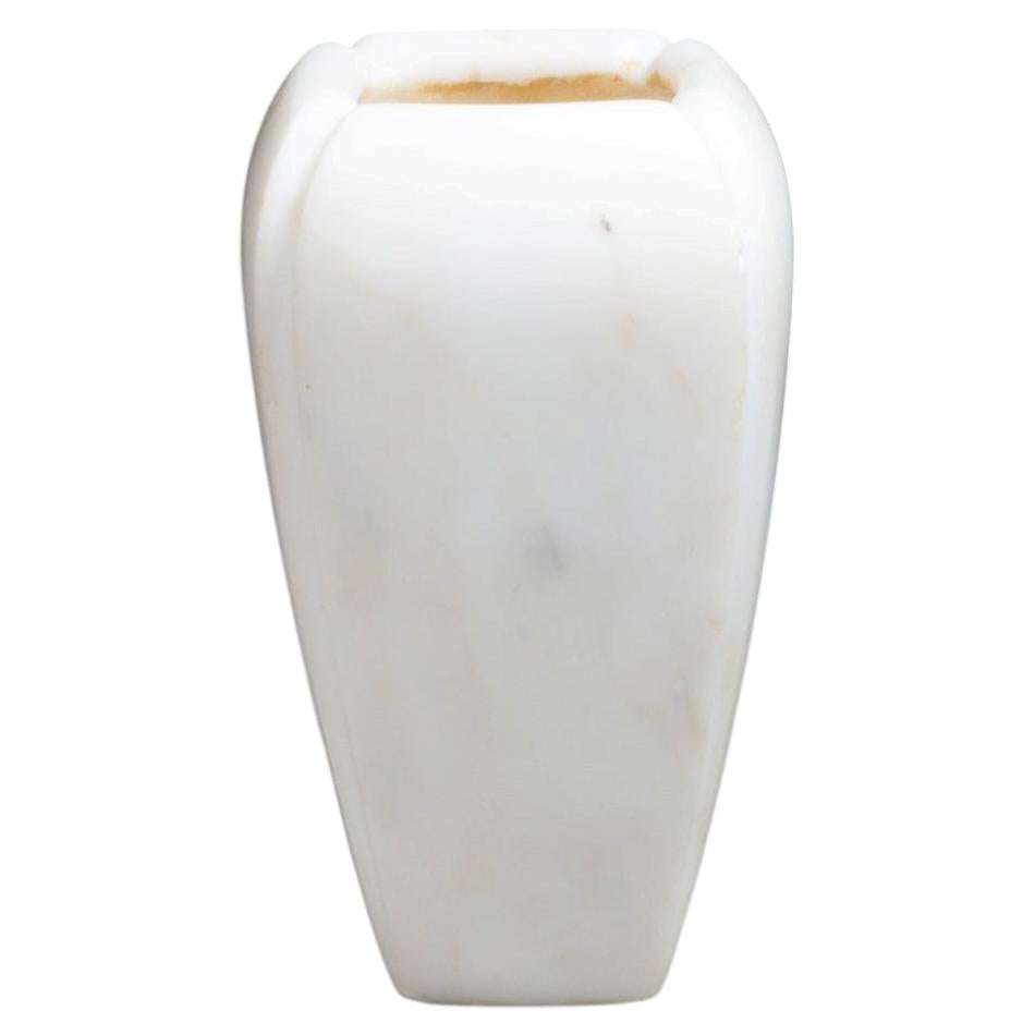 Solid Marble Bud Vase c.1940 For Sale