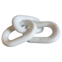 Solid Marble Chain Links Designed by Regina Andrew Detroit