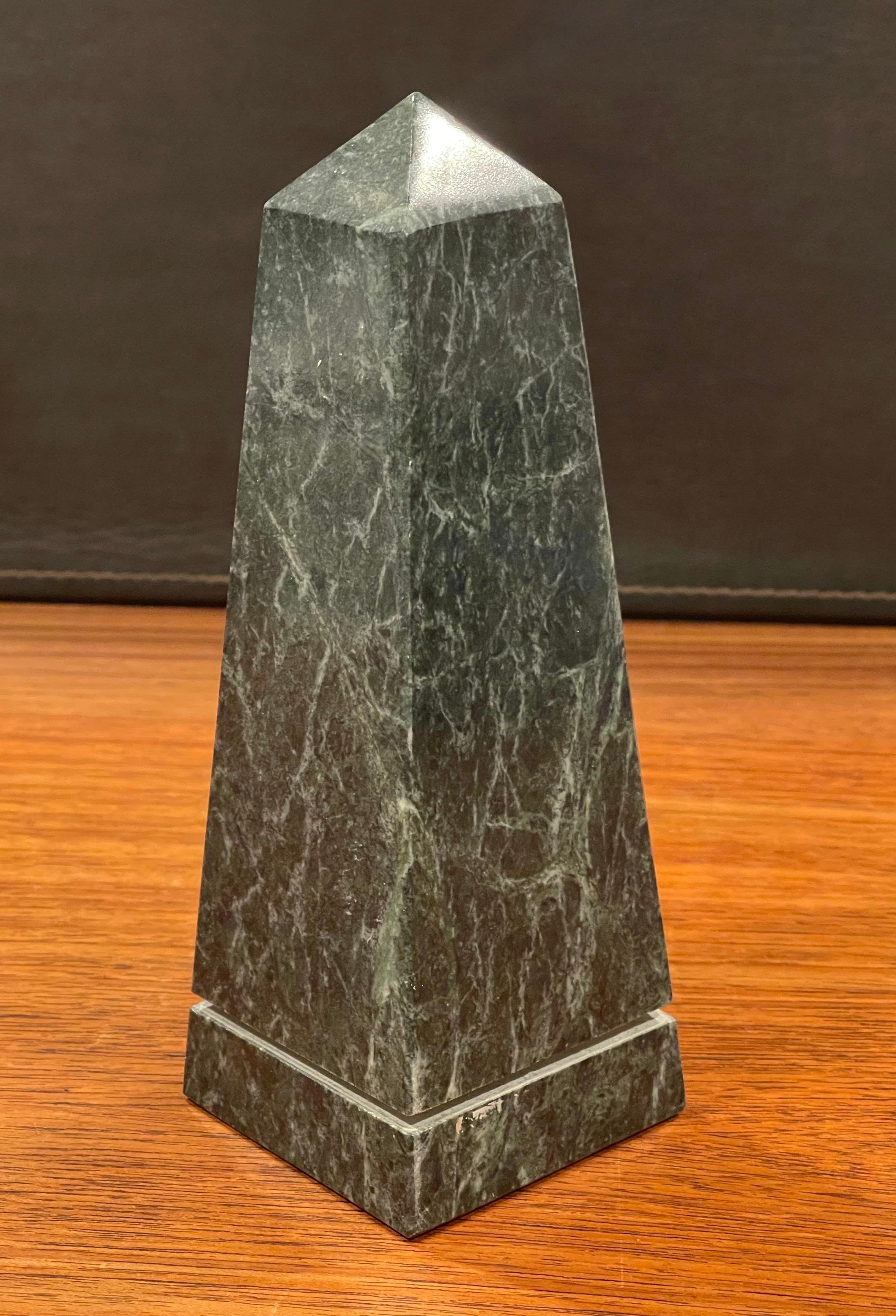 Pakistani Solid Marble Decorative Obelisk