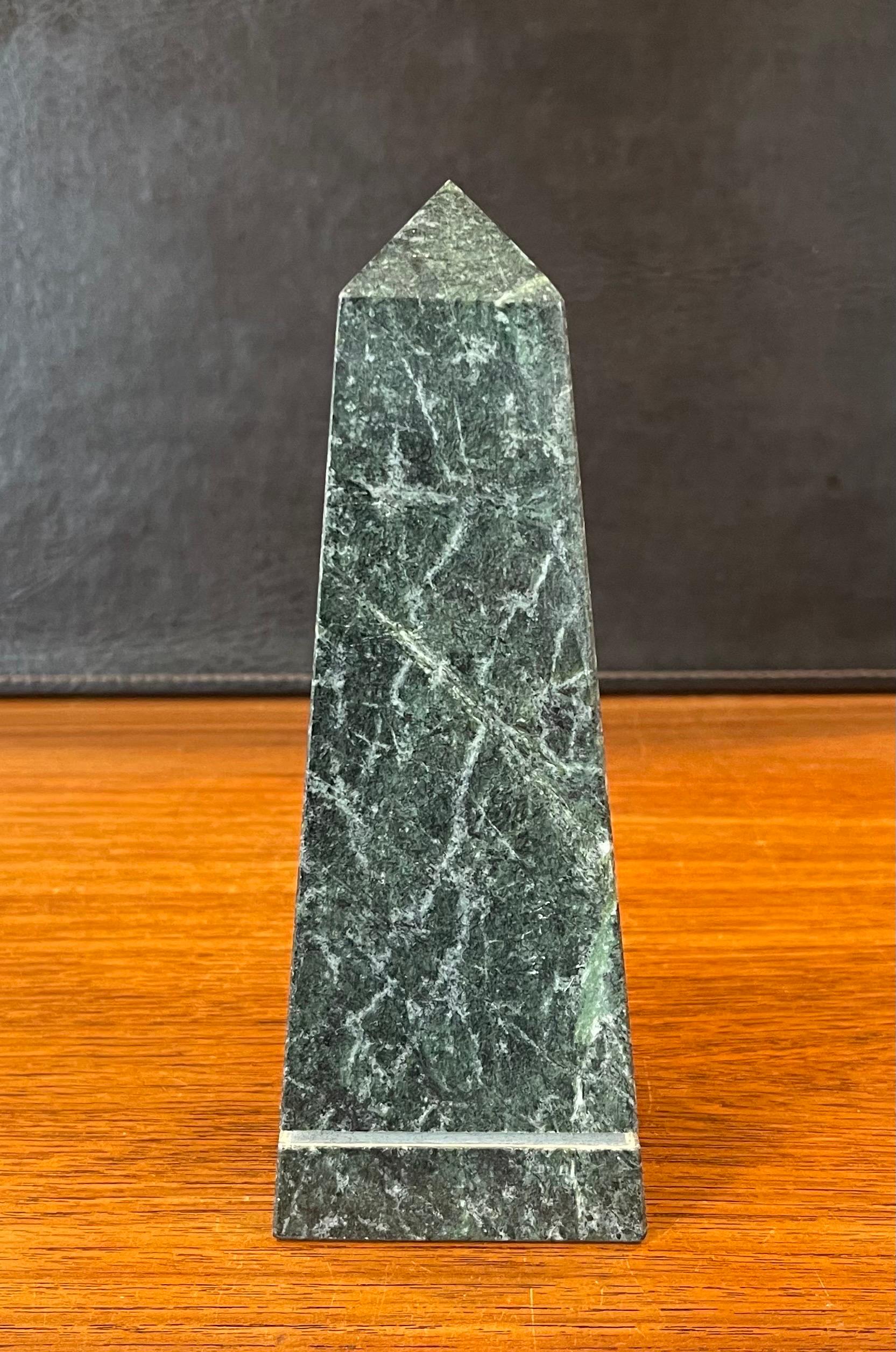 Solid Marble Decorative Obelisk For Sale 2