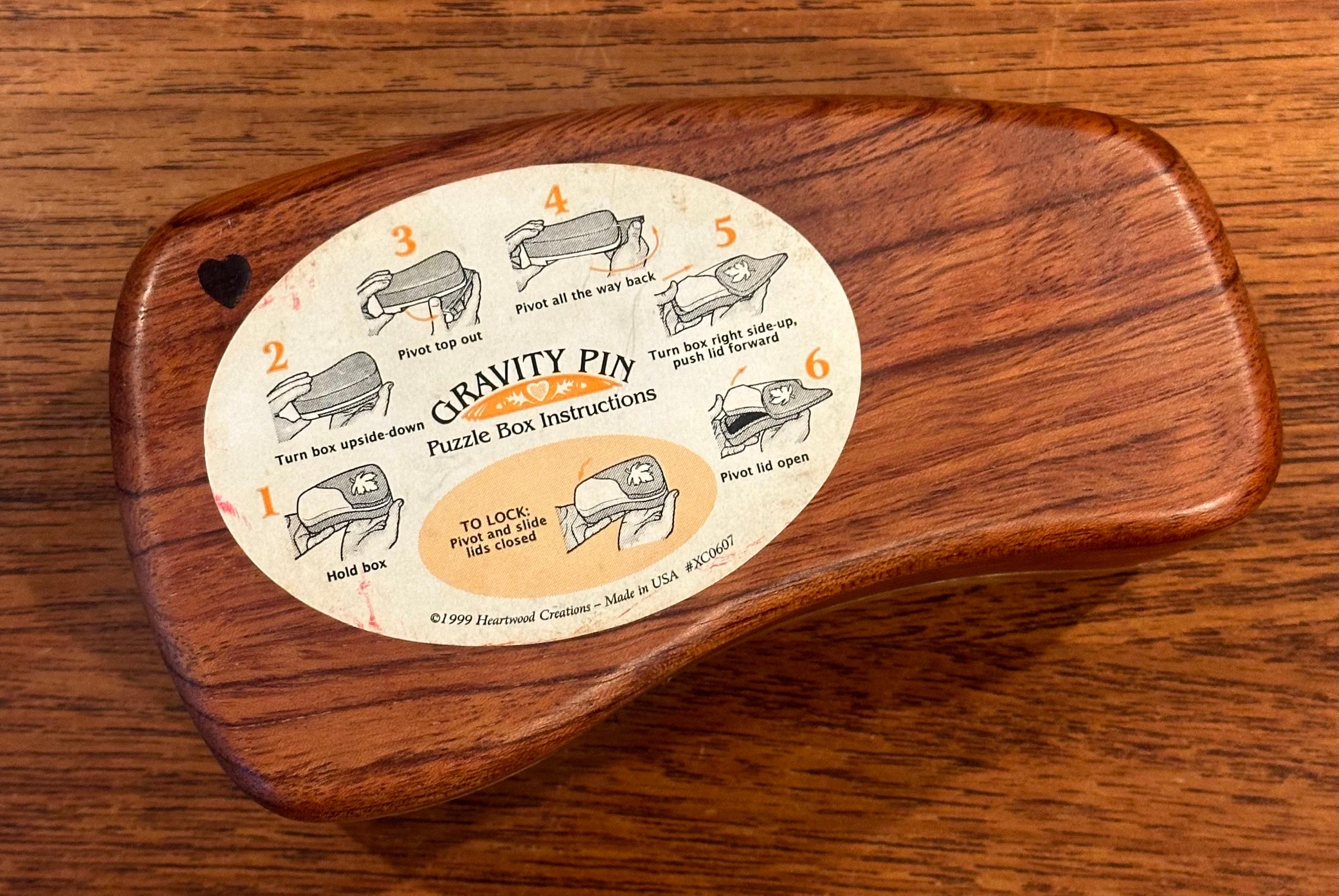Scatola puzzle in legno massiccio misto Wood in vendita 6