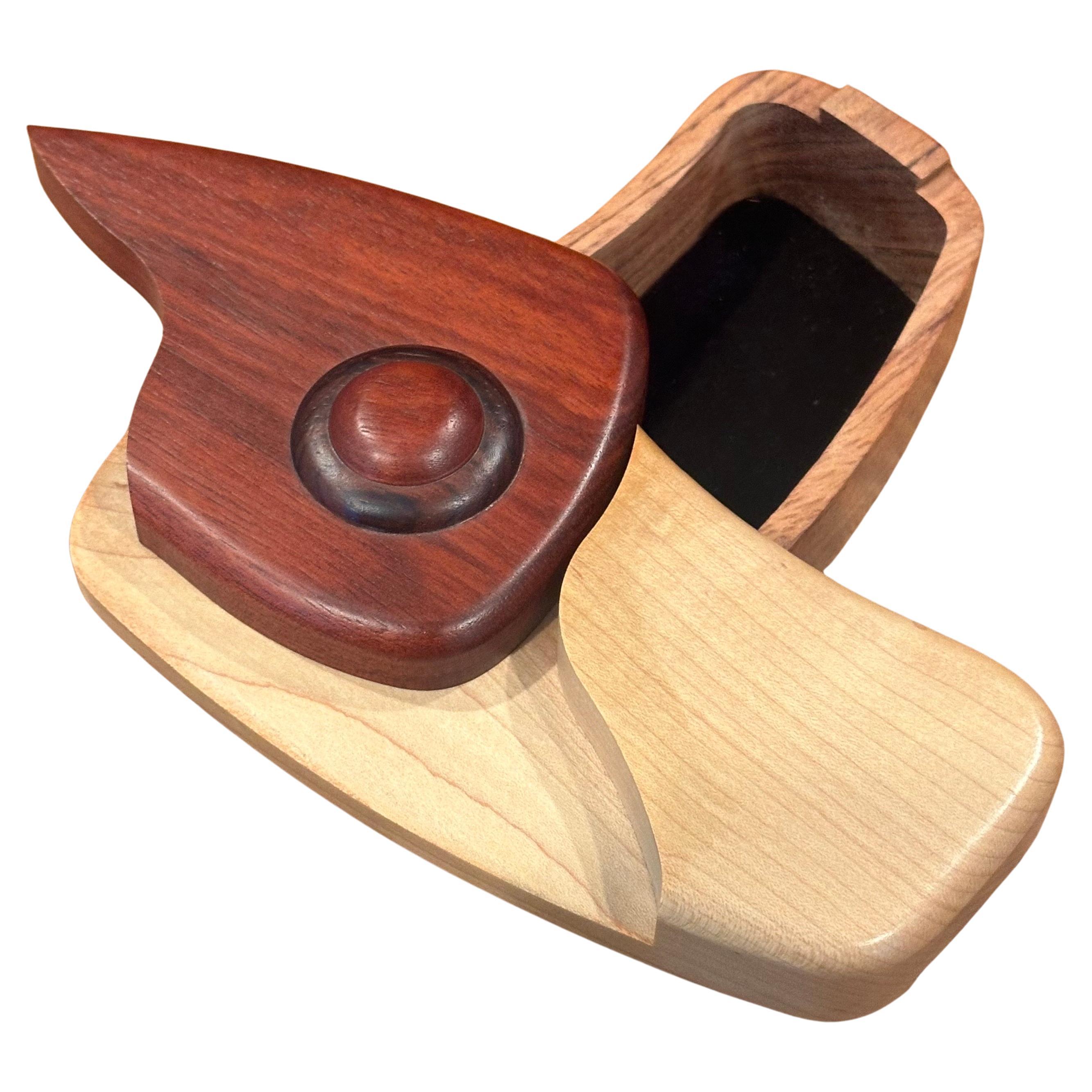 Americano Scatola puzzle in legno massiccio misto Wood in vendita