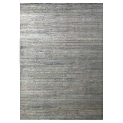 Modern Transitional Solid Gray Rug For Sale at 1stDibs