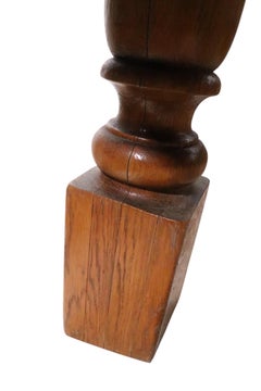 Solid Oak 19th Century Pub Table