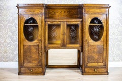 Solid Oak Add-On Unit, circa 1920