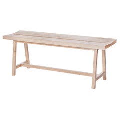 Banc en chêne massif - PI - 140 cm