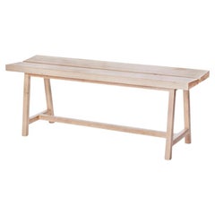 Banc en chêne massif - PI - 160 cm