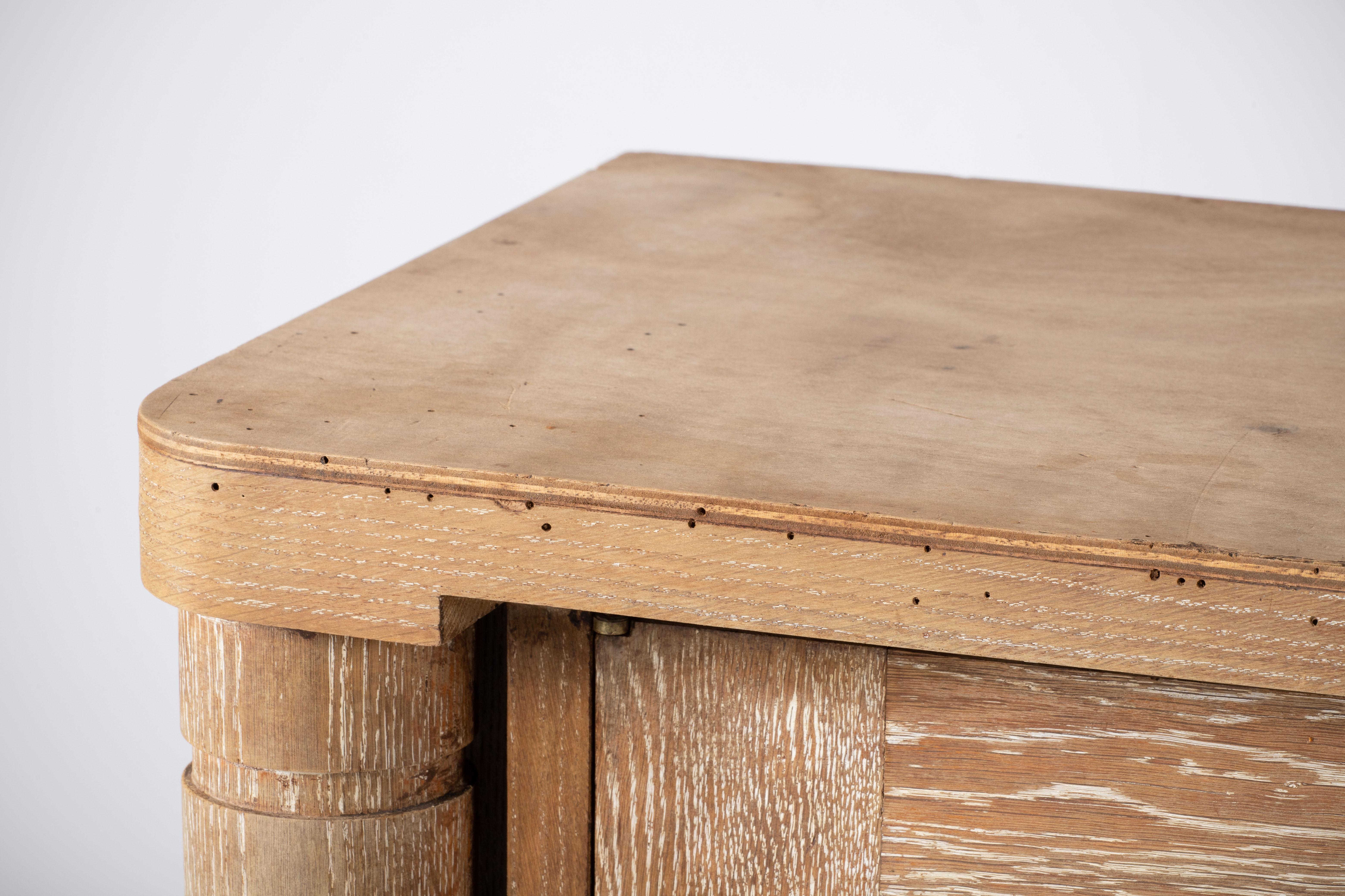 Solid Oak Cabinet, France, 1940s 12