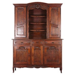 Solid Oak Carved French Country Buffet