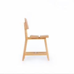 Sedia in massello di Oak con schienale - PI