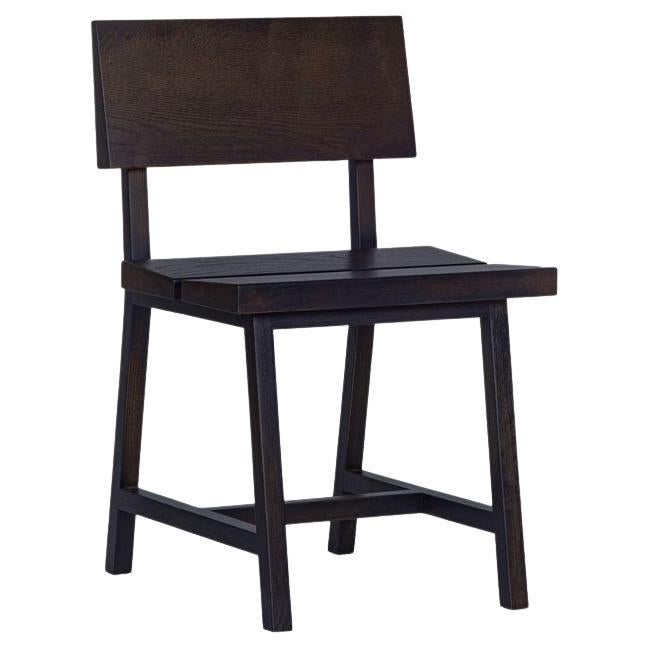 Sedia in massello di Oak con schienale - PI
