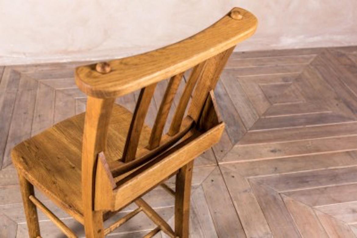 A fine solid oak chapel chair range, 20th century.

Fantastic, traditionally made, English style oak chapel chairs.

These chairs have been produced using 100% solid oak and lightly oiled to give an aged antique effect.

If required, the