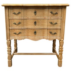 Solid Oak Chest of Drawers by Henry Kjærnulf, 1960s