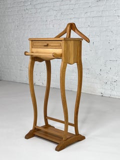 Solid Oak Clothes Valet