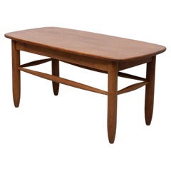 Solid Oak Coffee table attrib Charlotte Perriand 1950s
