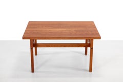 Tavolino o tavolino in Oak massiccio di FDB Mobler Model No. 240, anni '50 Danimarca