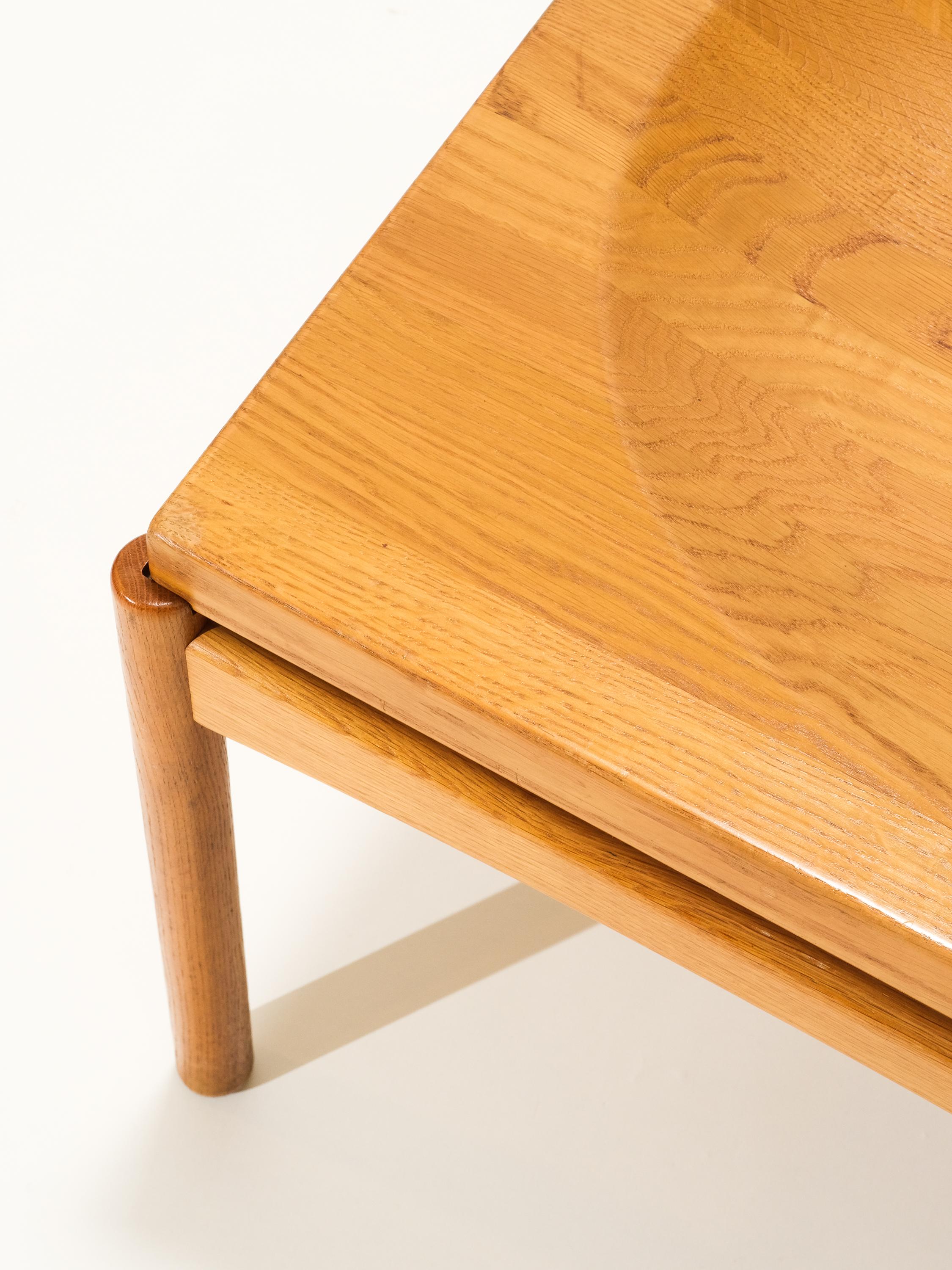 Solid Oak Coffee/Tray Table by Gunnar Myrstrand for Källemo, Sweden, 1960s For Sale 2