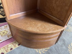 Solid oak corner cabinet 1950 modular