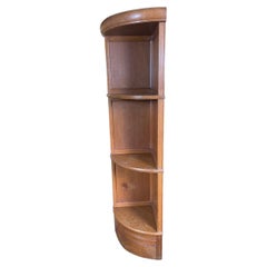 Solid oak corner cabinet 1950 modular