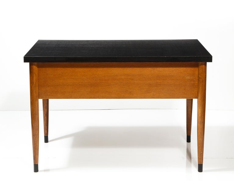 Solid Oak Desk by Raphael Raffel, France, c. 1955 For Sale 5