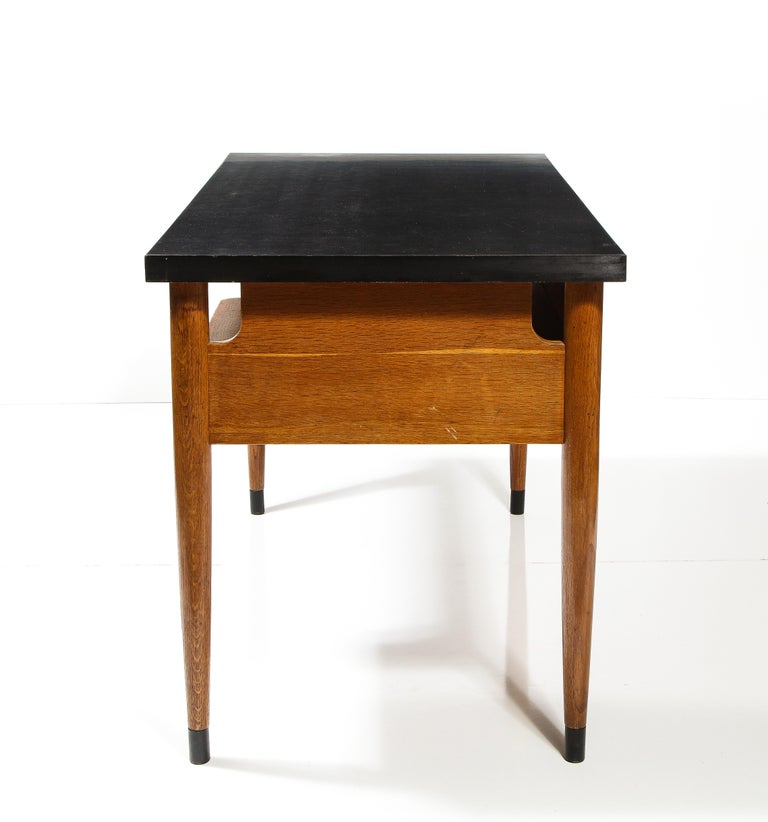 Solid Oak Desk by Raphael Raffel, France, c. 1955 For Sale 2