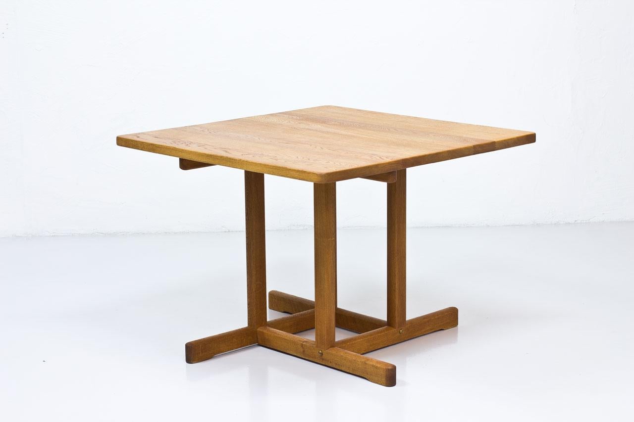 Scandinavian Modern Solid Oak Dining Table by Børge Mogensen, Denmark, 1960s