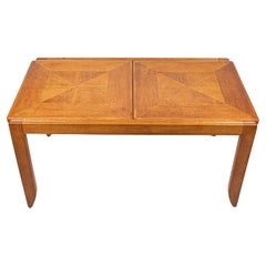 Solid oak dining table, "Calvados", by French duo Guillerme et Chambon, 1960s