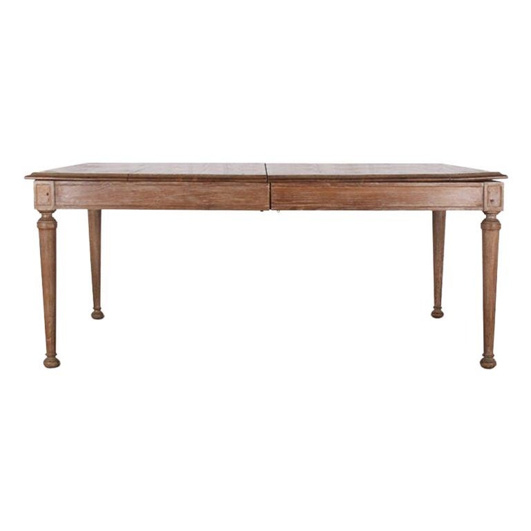 Solid Oak Dining Table from Villa La Pausa at 1stDibs