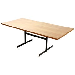 Solid Oak Dutch Design Dining Room Table by Artimeta