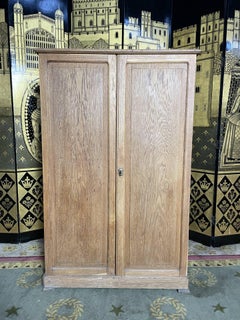 Solid oak filing cabinet