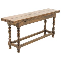 Solid Oak Folding Table