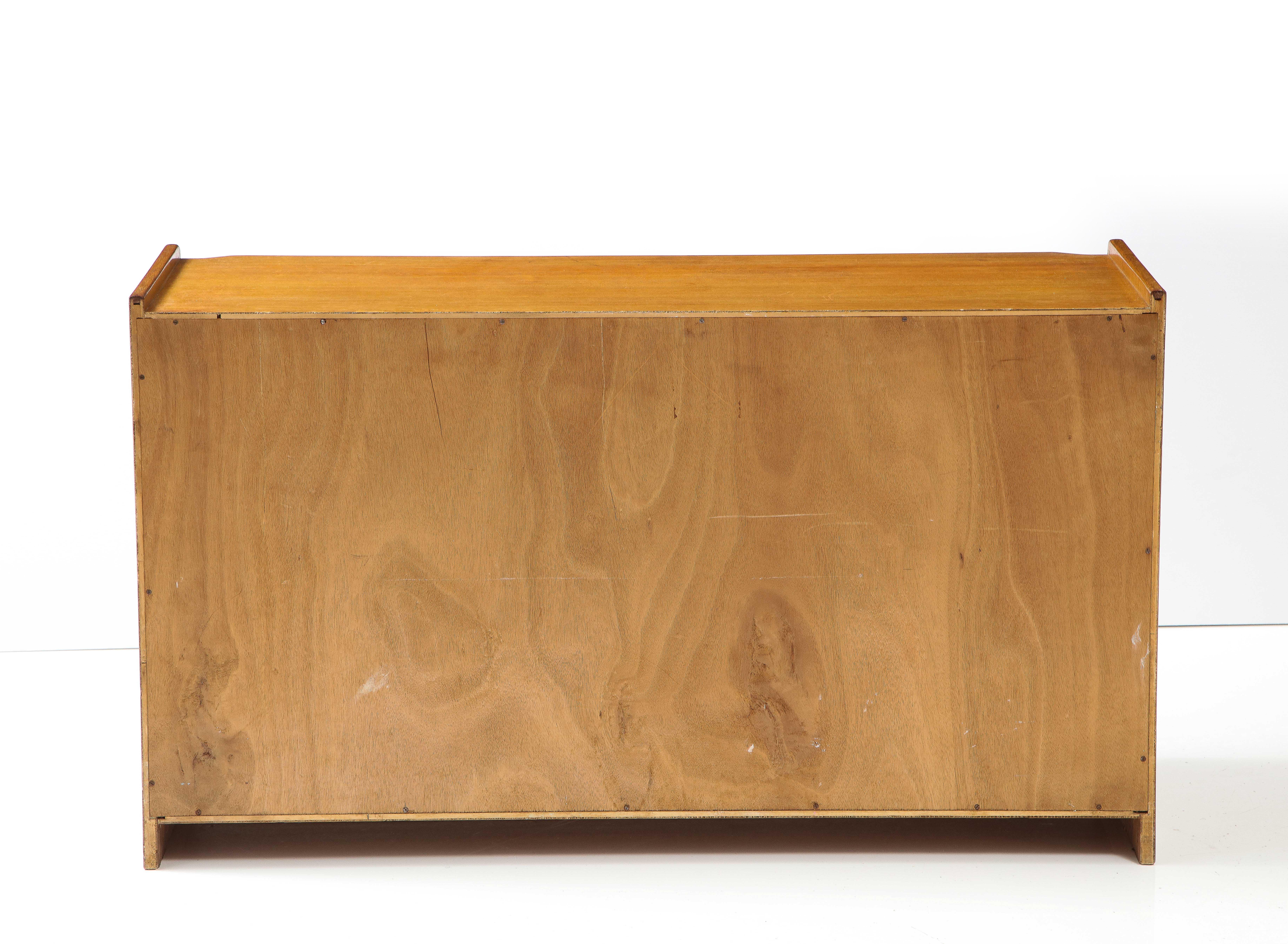 Solid Oak French Modernist Low Sideboard, France, c. 1960 7