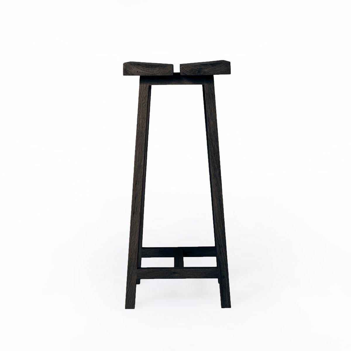 Turkish Solid Oak High Bar Stool – PI For Sale