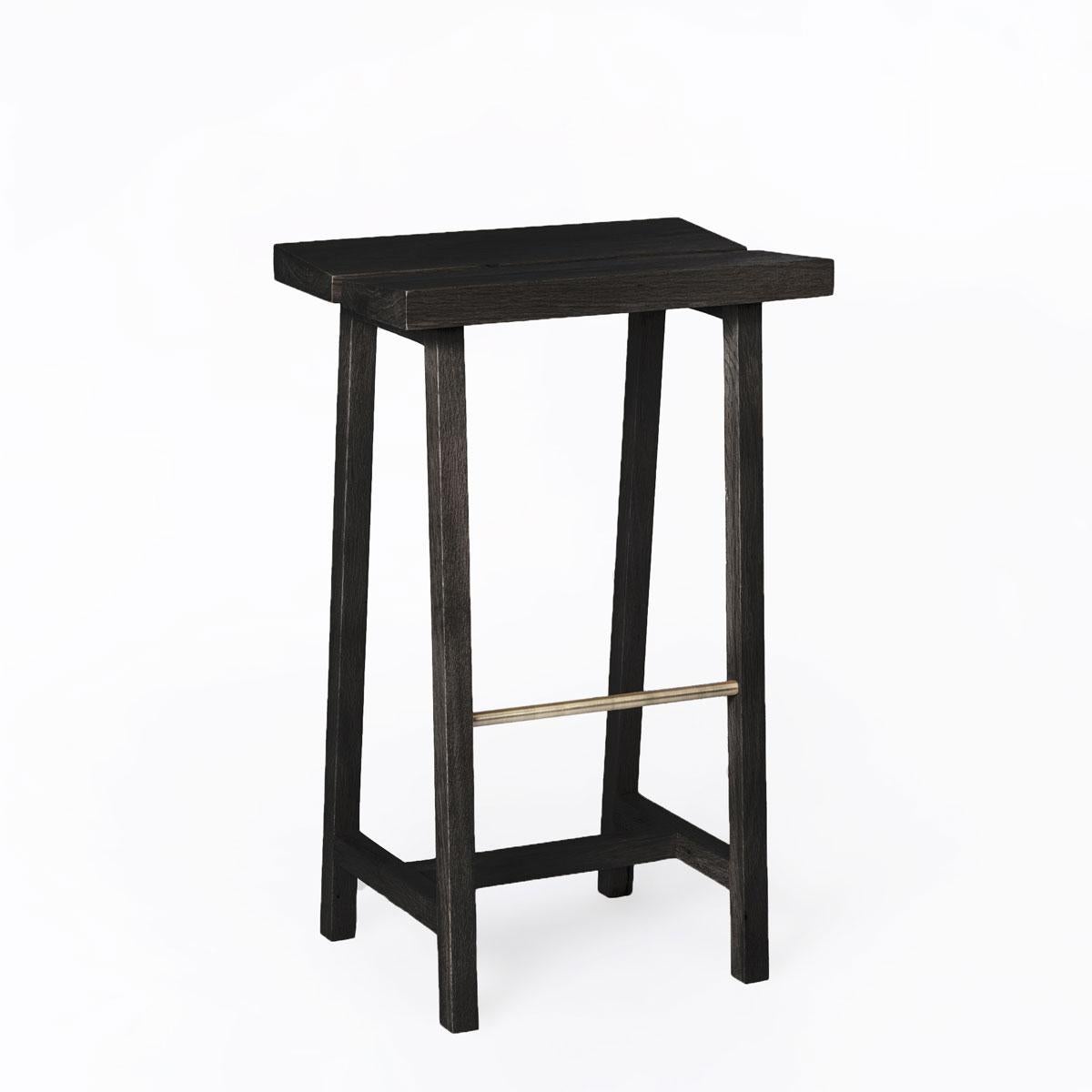 Woodwork Solid Oak High Bar Stool – PI For Sale